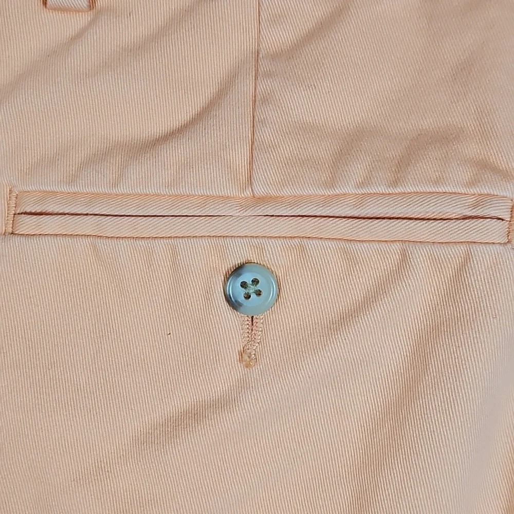 Polo Ralph Lauren 100% Cotton Classic Flat Front Chino Pant Light Orange Peach
